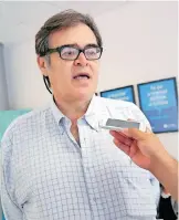  ?? /ANTONIO MELÉNDEZ ?? Eduardo Holguín Zehfuss, director del
IMPLAN Torreón