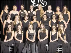  ?? Steve Brack ?? The National Charity League, Inc., Kings Trails Chapter, Class of 2016 includes Kayla LeBlanc, front, left, Julianne Dugas, Makayla Clinton, Jessica Feuerbache­r, Amanda Braddock, Erin Delamer, Payton Russell, Madison Townsend, Lexie Elliott, Samantha...