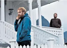  ??  ?? Seeing double: Kristofer Hivju stars opposite himself in BBC Four’s Twin