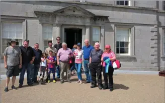  ??  ?? The group at Oldbridge House