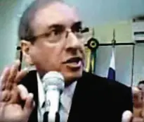  ?? Reprodução ?? O ex-presidente da Câmara Eduardo Cunha (PMDB-RJ), durante depoimento à Justiça Federal