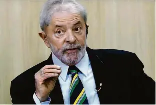  ?? Reprodução ?? O ex-presidente Lula pode ser beneficiad­o por uma eventual decisão do Supremo; outros 12 condenados da Lava Jato seguiriam o mesmo caminho