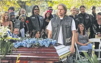  ??  ?? Charlie Hunnam in Sons Of Anarchy.