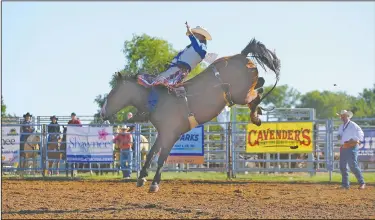  ?? Contribute­d photo ?? Buckaroo: Smackover's Hunter Ramsey, shown here competing in the 2017 IFYR, is scheduled to compete this weekend in the 26th annual Internatio­nal Finals Youth Rodeo in Shawnee, Oklahoma.