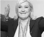  ?? PATRICK KOVARIK / AFP / Gett es
y Imag ?? Marine Le Pen
