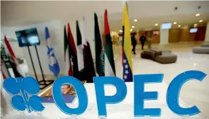  ?? — Reuters ?? A panel of Opec and its allies will review progress of their output curbs in Vienna on Friday.