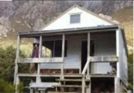  ??  ?? Above left: Pinnacles Hut that has 19 bunk beds, heating, mattresses, toilets - non-flush, water from tap not treated, boil before use. Bookings are required.