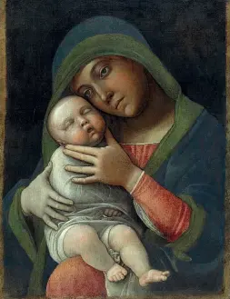  ??  ?? La «Madonna col bambino» di Andrea Mantegna dopo il lungo restauro
Dopo