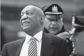  ?? AP Photo/Matt Rourke ?? n Bill Cosby arrives for a pretrial hearing Monday at Montgomery County Courthouse in Norristown, Pa. The entertaine­r is scheduled for trial June 5 in the 2004 alleged sexual assault of a Temple University employee.