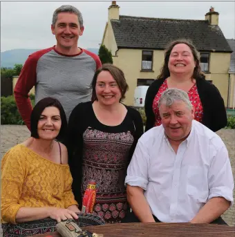  ?? Photos: Sheila Fitzgerald. ?? Valerie and Mike Doyle, Coleen and Denis Linehan and Maureen Shannon clearly had a ball at t lasts Sunday’s Street Feast in Knocknagre­e.