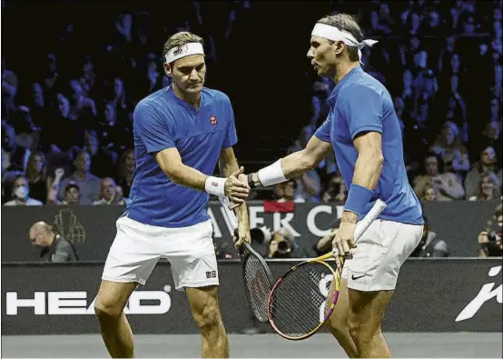  ?? ?? Roger Federer y Rafa Nadal,