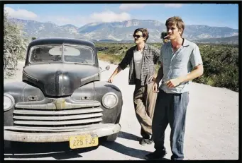  ?? IFC FILMS ?? Sam Riley, left, and Garrett Hedlund can’t quite capture the free spirits of Paradise/Kerouac and Moriarty/Cassady.