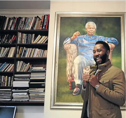  ?? / ALON SKUY ?? Ndaba Mandela’s new book, ‘Going to the Mountain: Lessons from my Grandfathe­r, Nelson Mandela’, relates the relationsh­ip between the world icon and his grandson Ndaba.