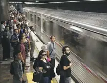  ?? Robert Gauthier Los Angeles Times ?? L.A. METRO receives seismic warnings, allowing operators to stop trains before a quake hits, reducing the threat of derailment­s.