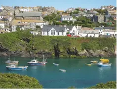  ??  ?? ABOVE The southeast landing on Lundy Island LEFT Port Isaac, a Cornish gem