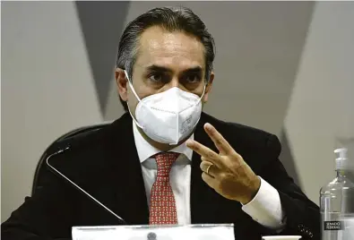  ?? Jefferson Rudy/Agência Senado ?? Depoimento de Carlos Murillo ontem atestou inação por parte do governo Bolsonaro diante da pandemia, segundo avaliaram senadores do grupo majoritári­o da CPI e equipe de Renan Calheiros