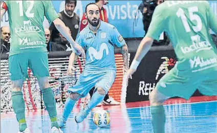  ?? FOTO: MOVISTAR INTER ?? Ricardinho, el mejor del mundo El jugador de Movistar Inter obtiene este galardón por quinto año