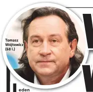  ??  ?? Tomasz Wójtowicz (68 l.)