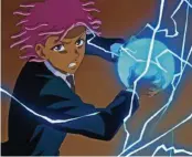  ??  ?? Kaz Kaan, con la voz de Jaden Smith, es el héroe de ‘Neo Yokio’, en Netflix.