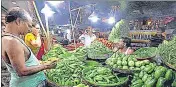  ?? ?? Vegetable prices increased at 19.8%, up 0.7 percentage points from the January print.