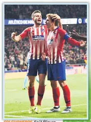  ??  ?? CoLChonero­s. Saúl Ñíguez y Antoine Griezmann le dieron el triunfo al Atlético.