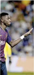  ??  ?? Dembéle confirmó su gran calidad como futbolista al anotar el gol de la victoria para el Barcelona.