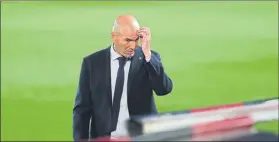  ?? FOTO: EFE ?? Zidane en la banda del Reale Arena