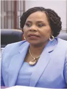  ?? ?? Senator Monica Mutsvangwa