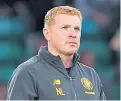  ??  ?? Hoops boss Neil Lennon.