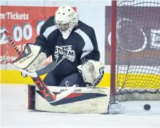  ?? LOGAN CLOW/POSTMEDIA NETWORK FILE PHOTO ?? Former Grande Prairie Storm goaltender Adam Beukeboom has joined the Brock Badgers.