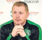  ??  ?? Neil Lennon: admires the work the Celtic boss has put in.