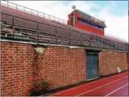  ?? DIGITAL FIRST MEDIA FILE PHOTO ?? The Boyertown Area School District plans to tear down the damaged high school stadium and build a new one.