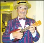  ??  ?? Me with my ukelele at the national reunion of former Butlin’s Redcoats in Scarboroug­h.Russell ReesDavies, Bagillt, Flintshire