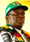  ??  ?? Emmerson Mnangagwa