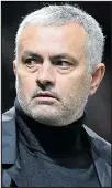  ??  ?? MOURINHO: Shown exit