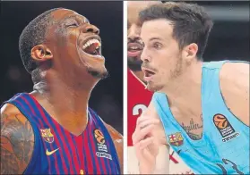  ??  ?? Seraphin y Causeur, dos jugadores del Barça convocados por Francia