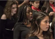  ?? GARY GOLD ?? The 2019Albany Pro Musica high school choral.