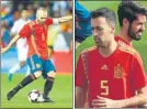  ?? FOTO: SIRVENT/AP ?? Iniesta y ‘Busi’, faros de España