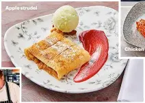  ??  ?? Apple strudel