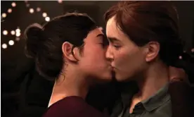  ?? ?? Ellie kisses Dina in The Last of Us: Part 2. Photograph: Sony/Naughty Dog