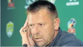  ?? Picture: LEFTY SHIVAMBU/GALLO IMAGES ?? DEFEATED: Eric Tinkler suffered a second defeat since joining Chippa United as coach.