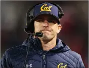  ?? WILLIAM MANCEBO — GETTY IMAGES ?? Cal coach Justin Wilcox, who received a new five-year deal Thursday, will guide the Bears into the Cheez-It Bowl.