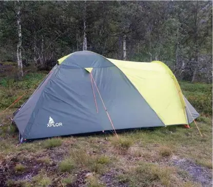  ?? POLITIET
FOTO: RØDE KORS/ ?? TOMT: Dette er ett av teltene som ble funnet. Det skal ha stått på samme sted siden 19. juli.