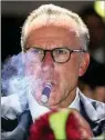  ??  ?? Rummenigge: in talks