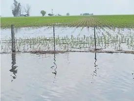  ??  ?? Inundación. Uno de los efectos que trae aparejado el cambio climático.