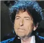  ??  ?? Bob Dylan