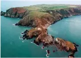  ??  ?? Scenic: Lundy is known for its puffins