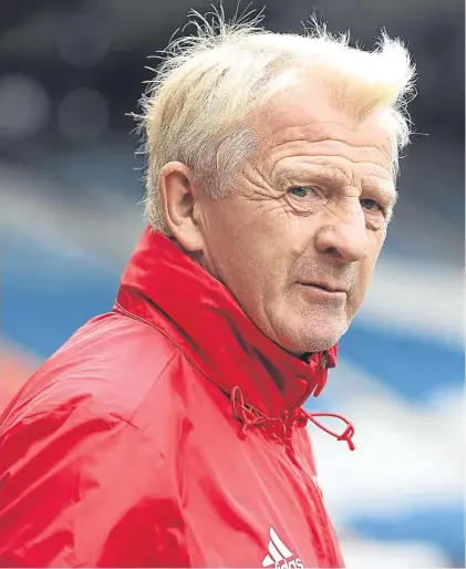  ?? Picture: Getty. ?? Manager Gordon Strachan is relishing the challenge of Scotland’s two must-win games.