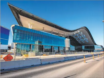  ?? Chase Stevens Las Vegas Review-journal @csstevensp­hoto ?? The expansion of the Las Vegas Convention Center will be ready for the public by Dec. 14, the LVCVA’S Steve Hill said.