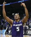  ?? John Amis ?? The Associated Press Kansas State guard Barry Brown Jr. is the team’s defensive catalyst, says coach Bruce Weber. The Wildcats face Loyola-chicago on Saturday with a trip to the Final Four on the line.